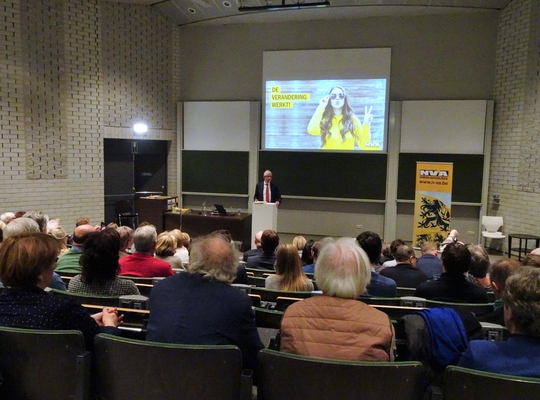 Uiteenzetting Geert Bourgeois in Kortrijk  (Howest) op 24 november 2017