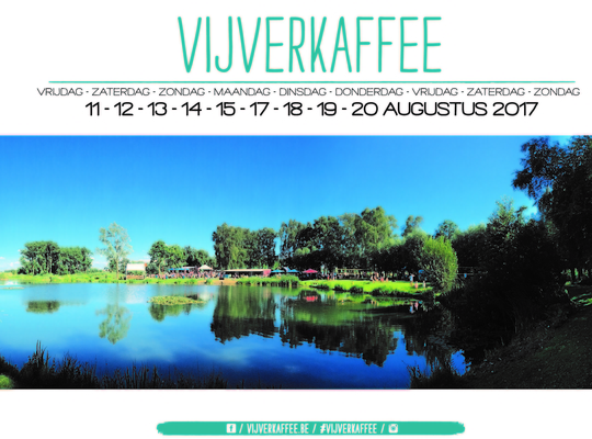 Vijverkaffee 2017 Verpozen aan Papes Pitten in augustus 2017